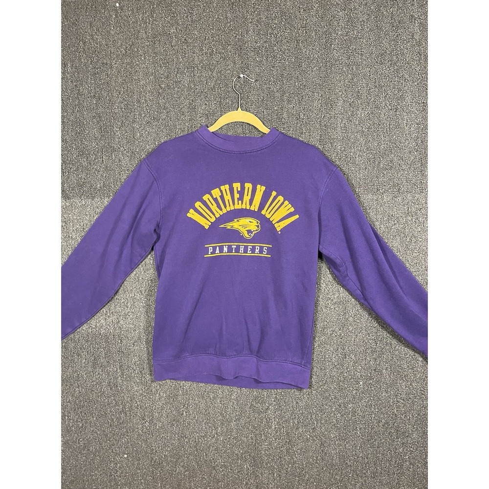 Champion Northern Iowa Panthers Crewneck Sweatshirt Purple Mens Small UNI